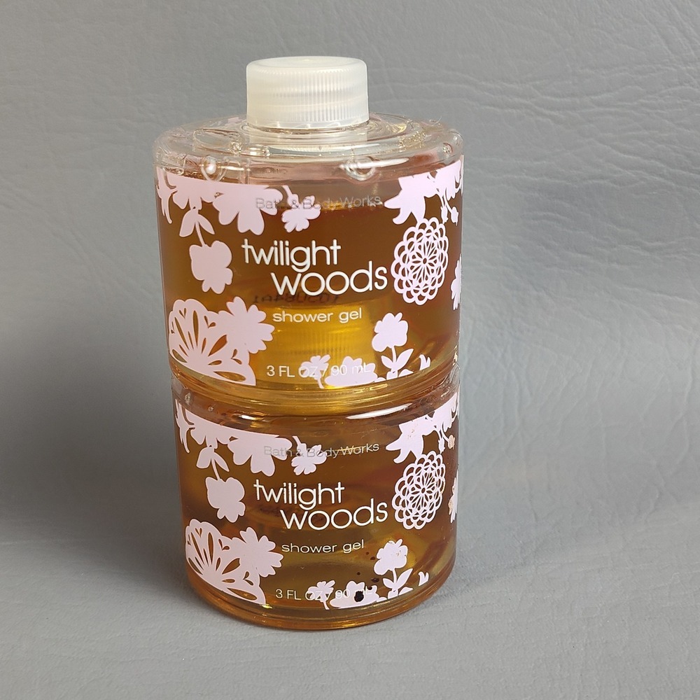Bath & Body Works Twilight Woods Shower Gel 3oz Stackable Set/2 Original Retired